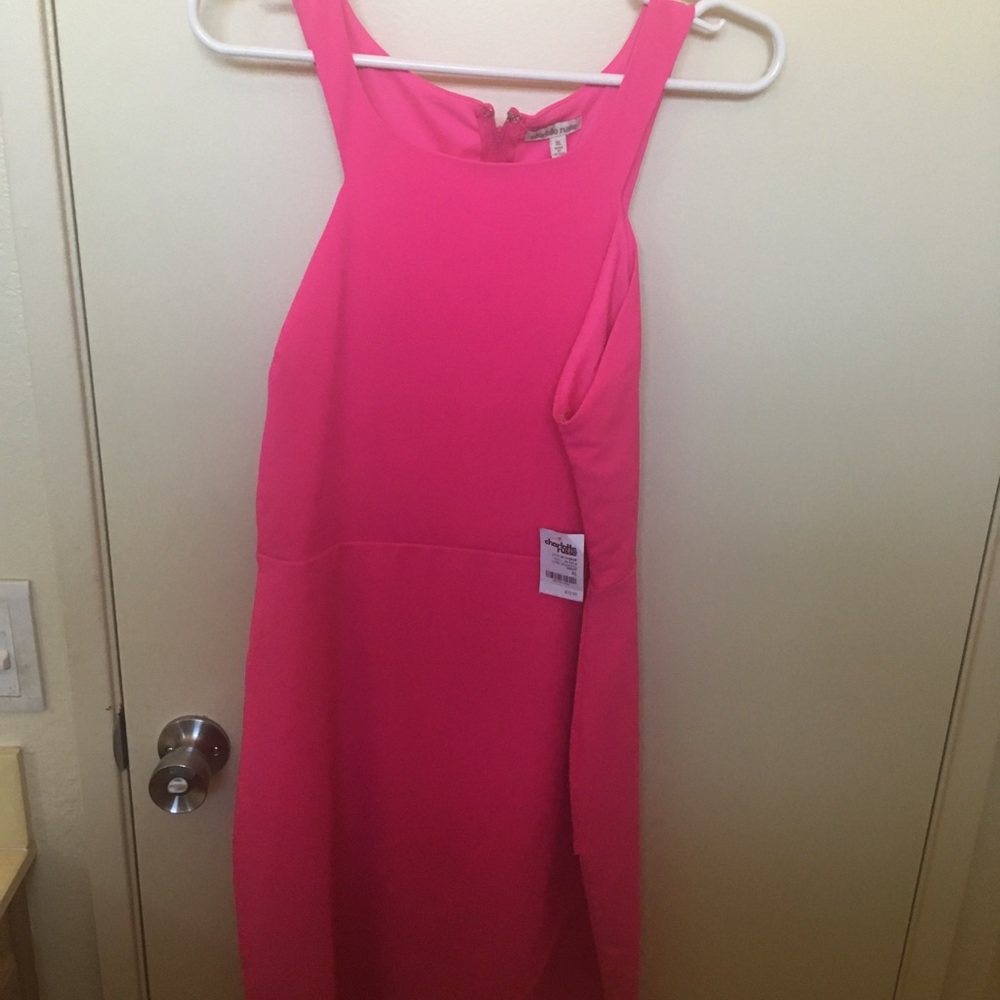 NWT - Hot Pink Charlotte Russe dress